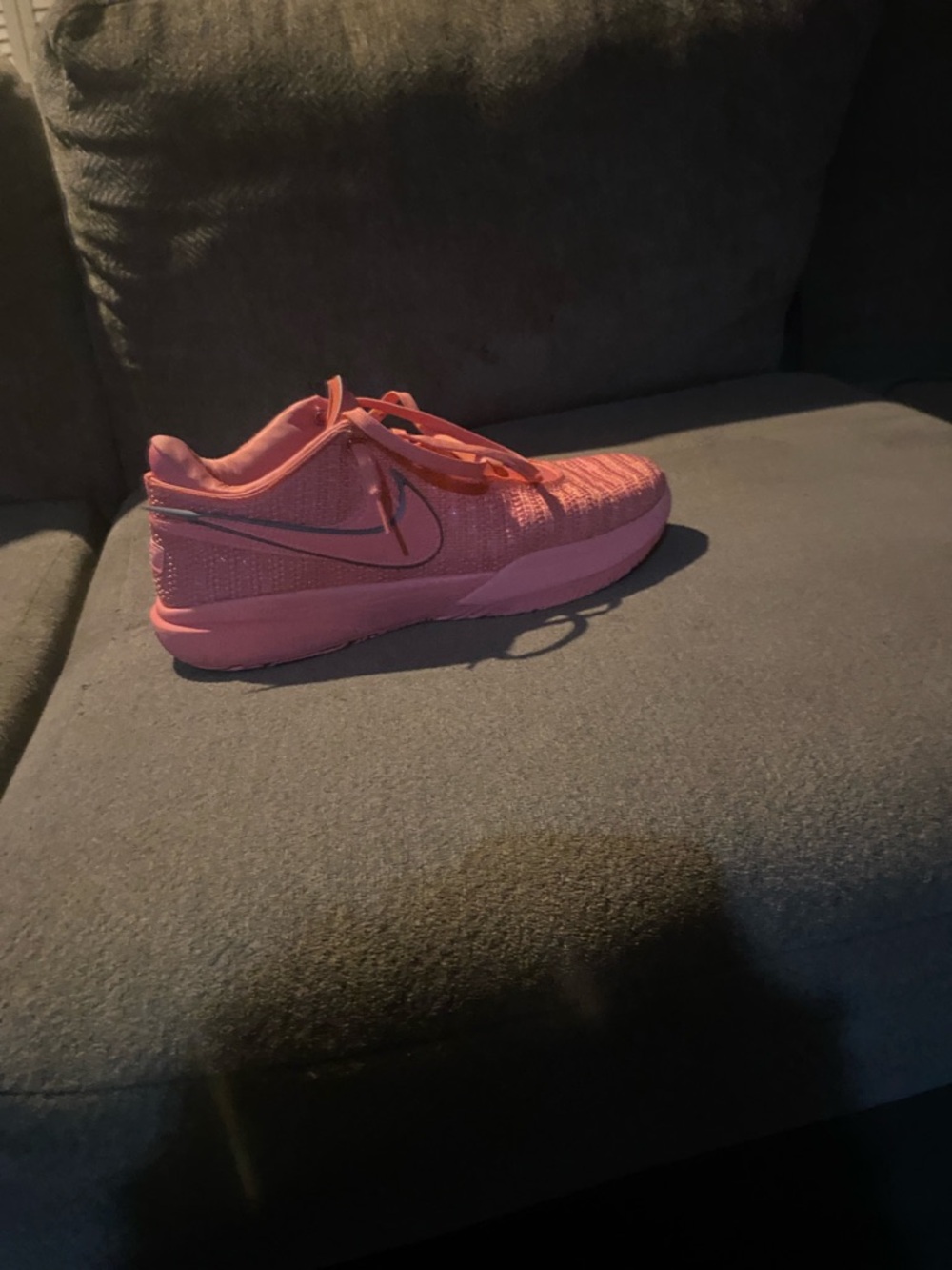 Nike LeBron 20 Pink Diamond 
Size 12 with a box in good condition